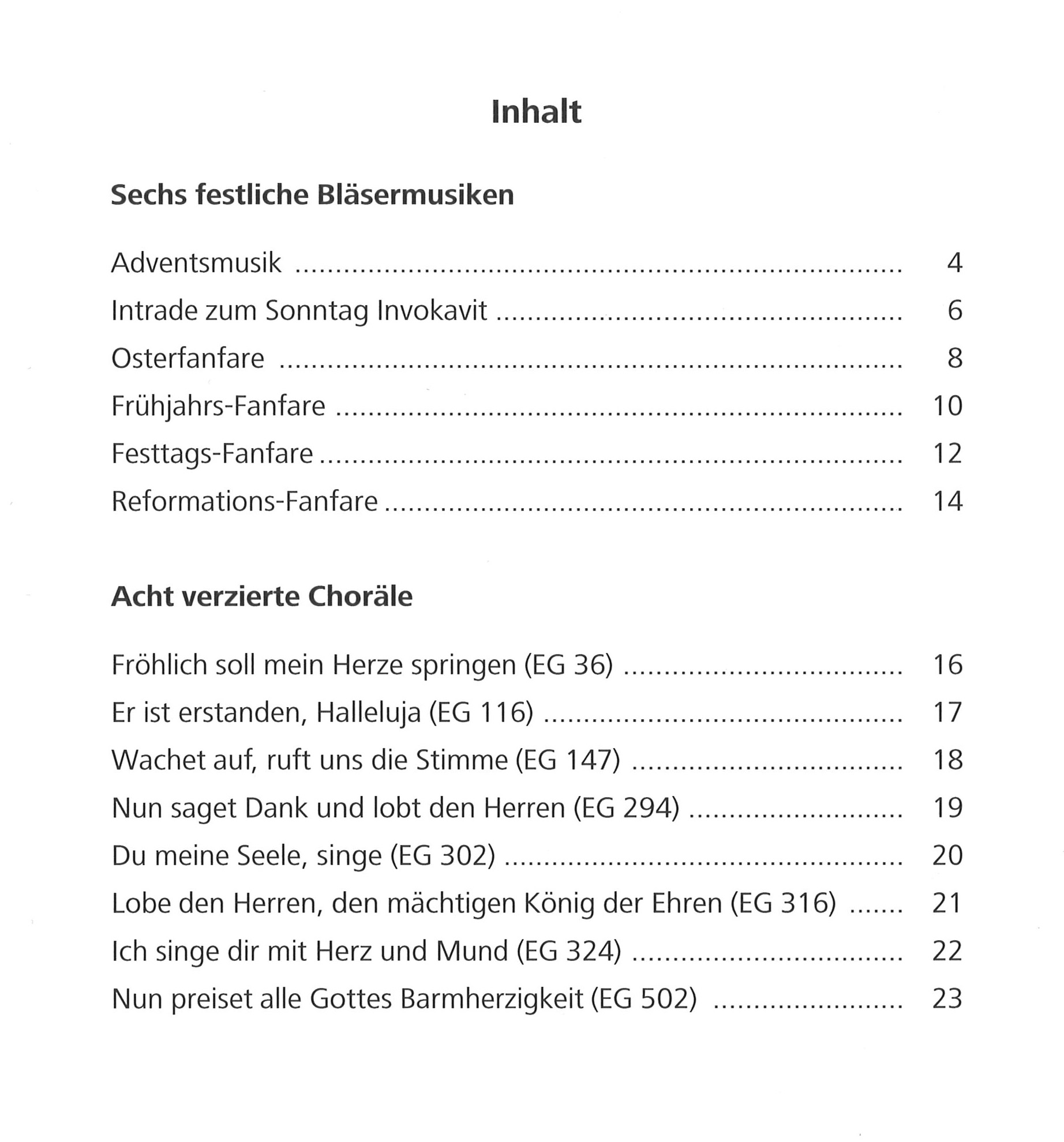 Bot 315_i1Inhaltsverzeichnis