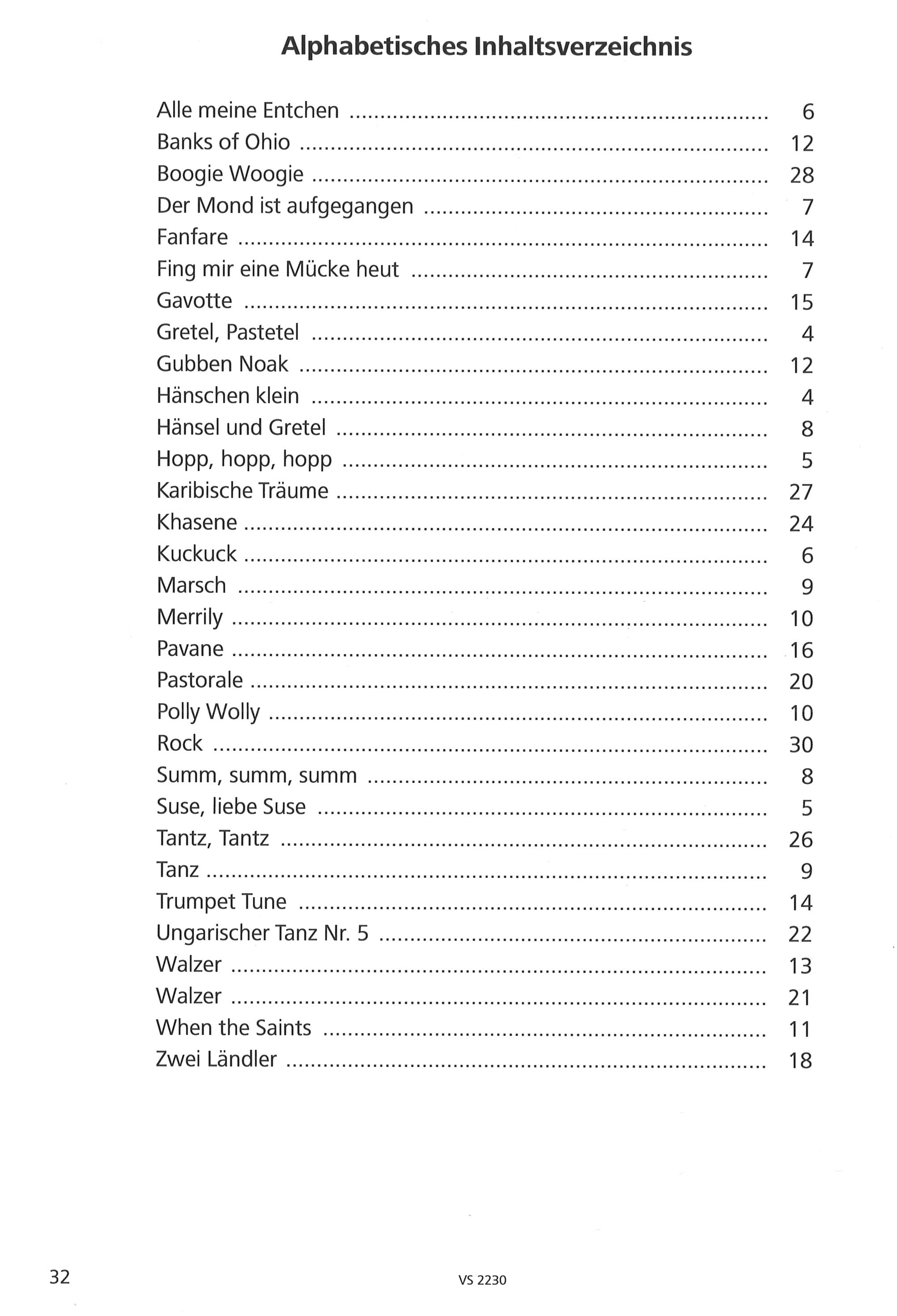 Bot 161_i2Inhaltsverzeichnis