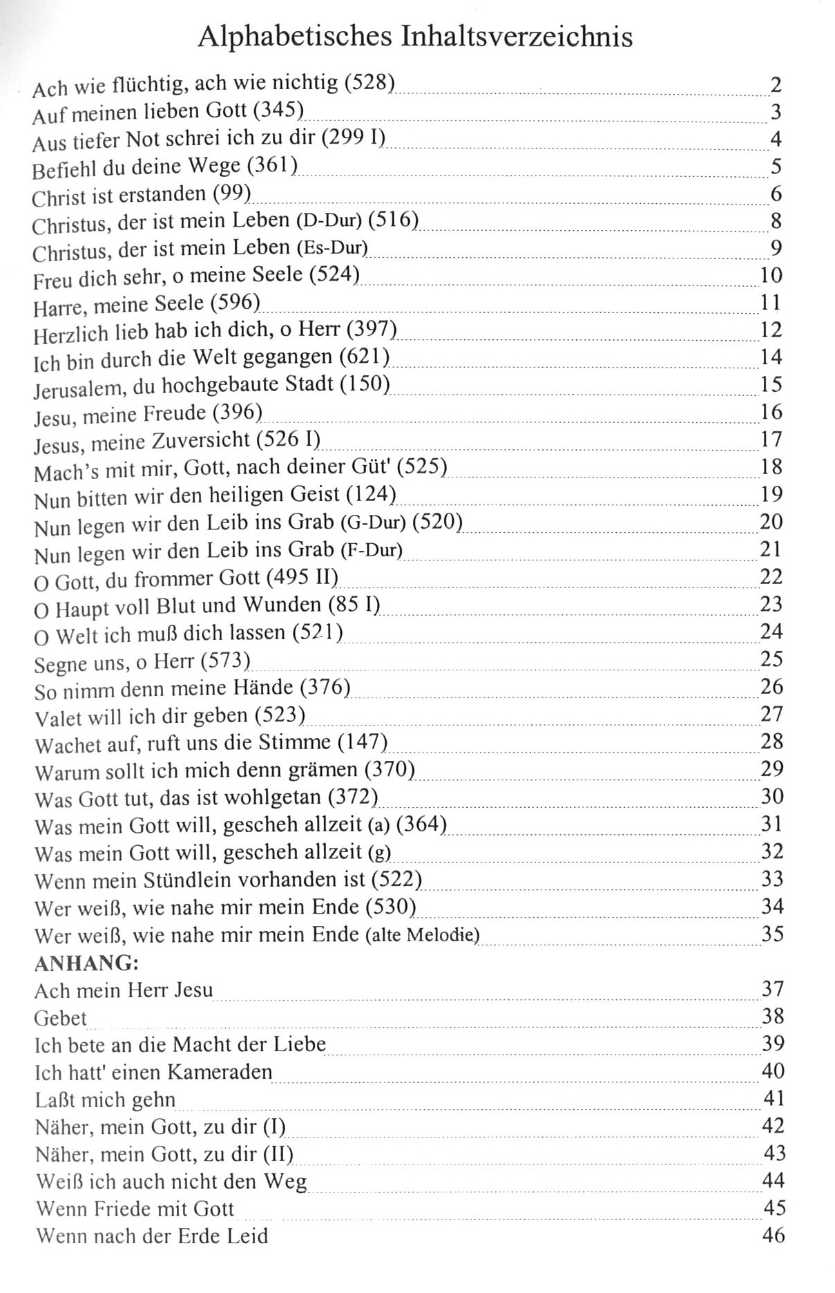 Bot 329_iInhaltsverzeichnis