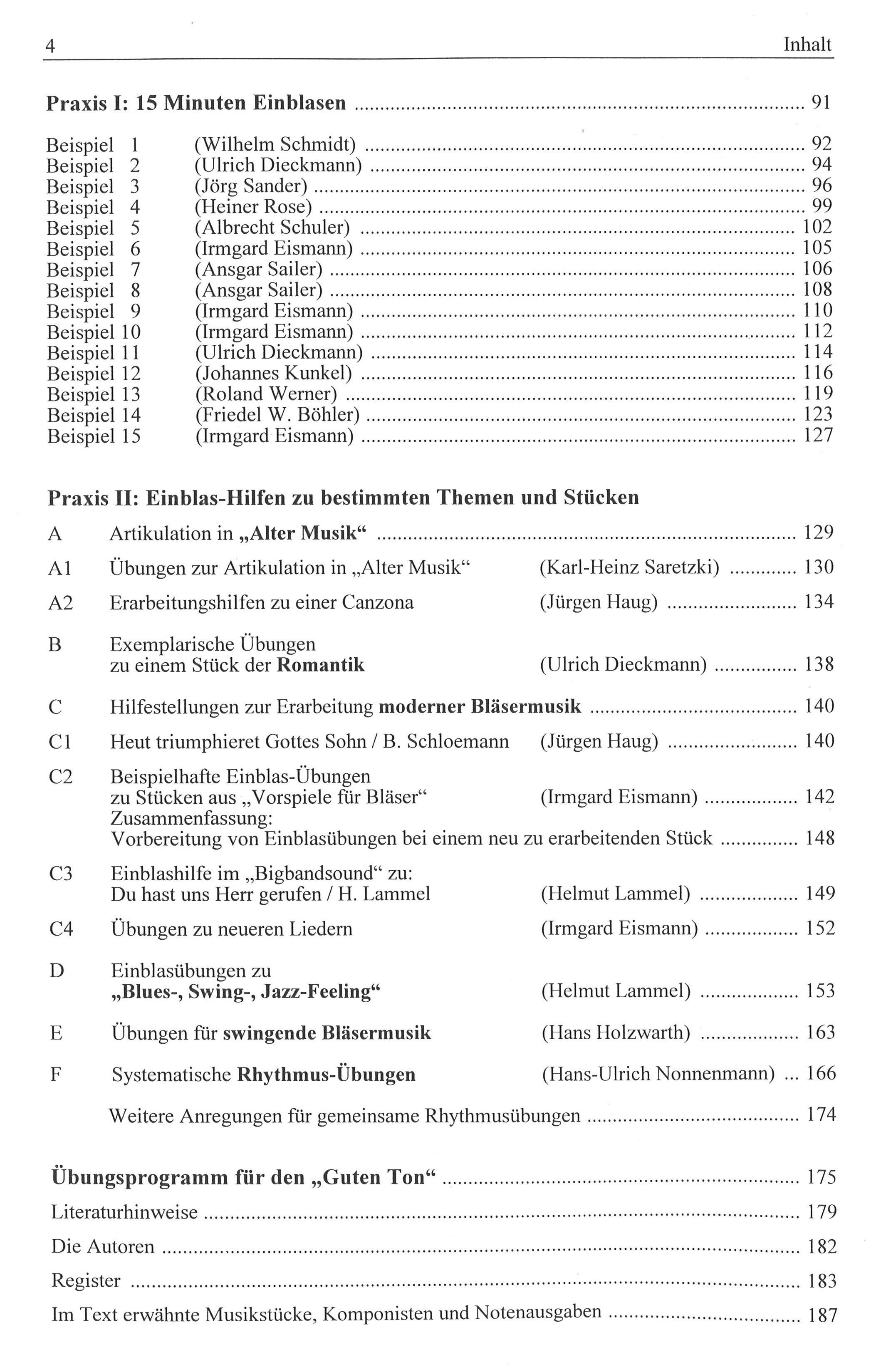 Bot 163_i2Inhaltsverzeichnis