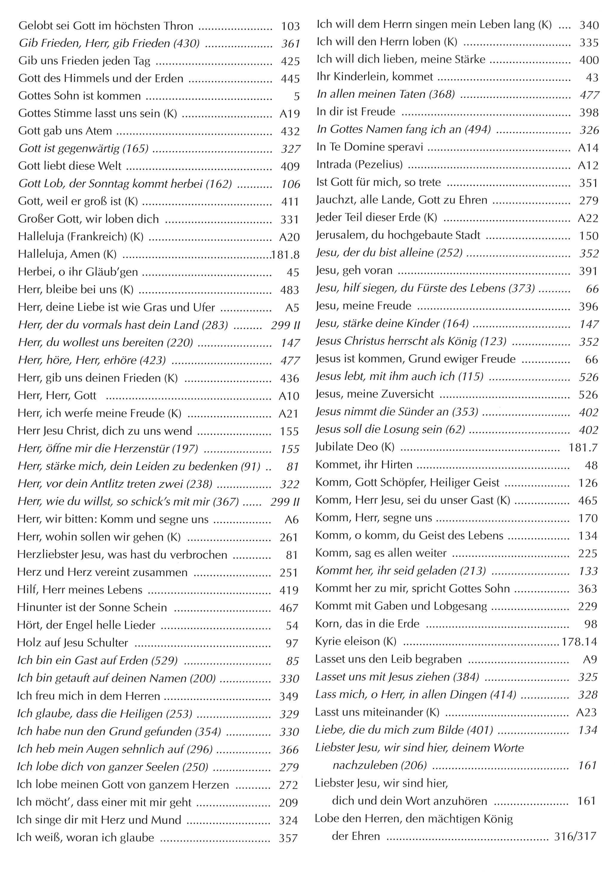 Bot 229_i2Inhaltsverzeichnis