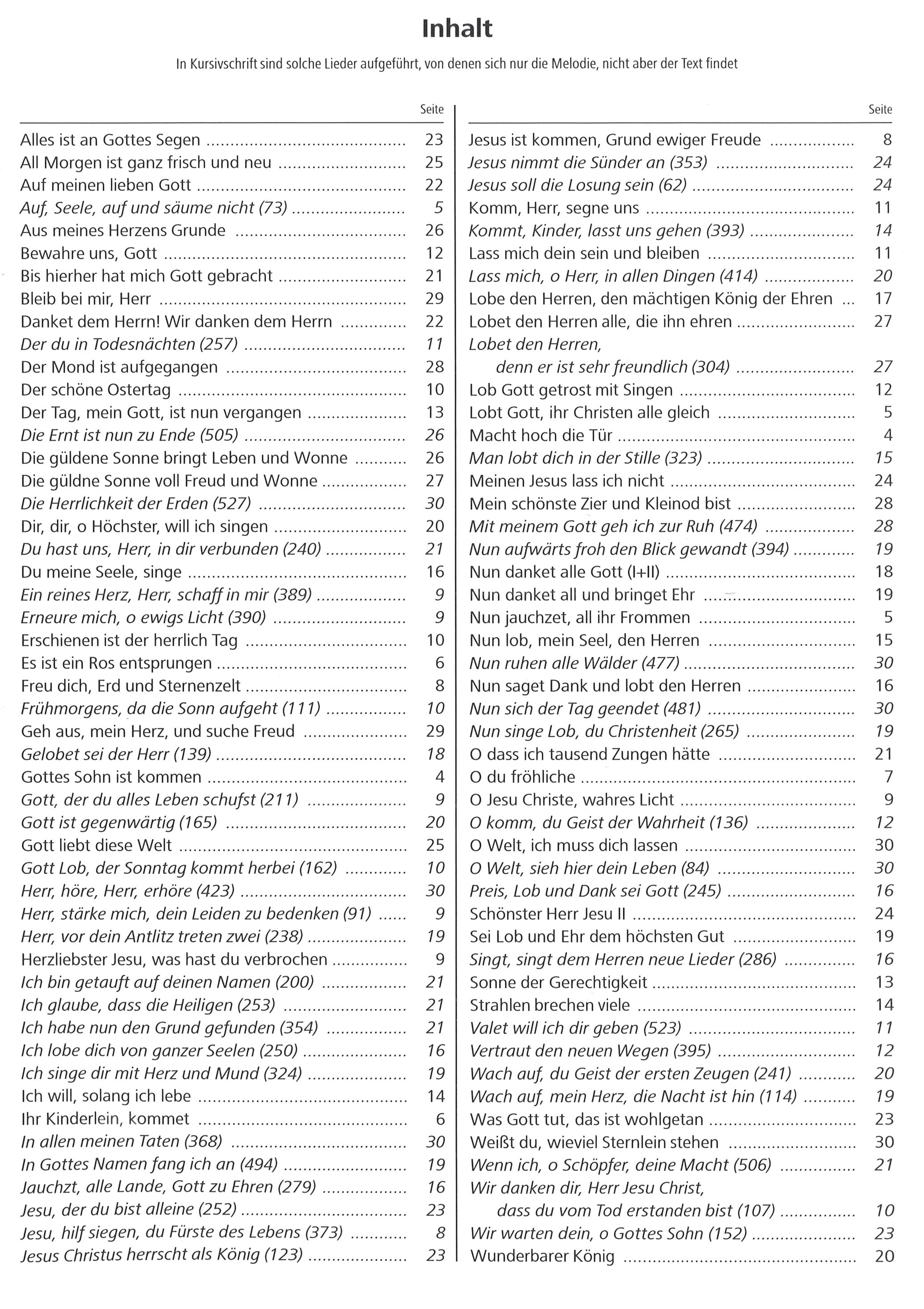 Bot 240_i1Inhaltsverzeichnis