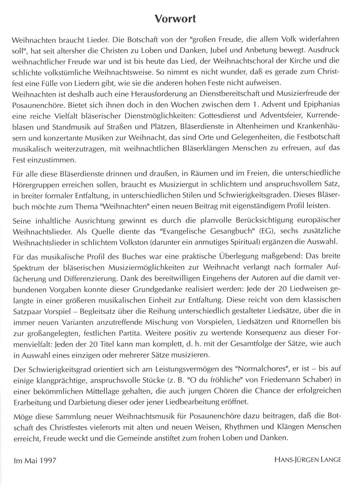 ... und schenkt uns seinen Sohn, weihnachtliche Bläsermusik