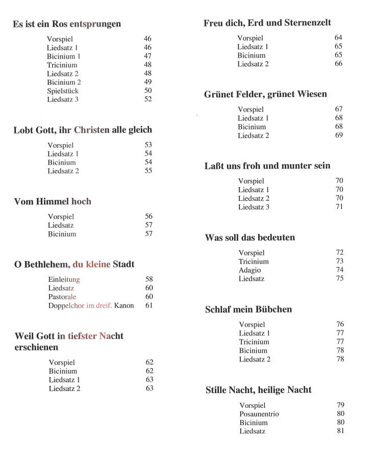 Fröhliche Weihnachten Bläserpartituren für Posaunenchor von Siegfried Fritz