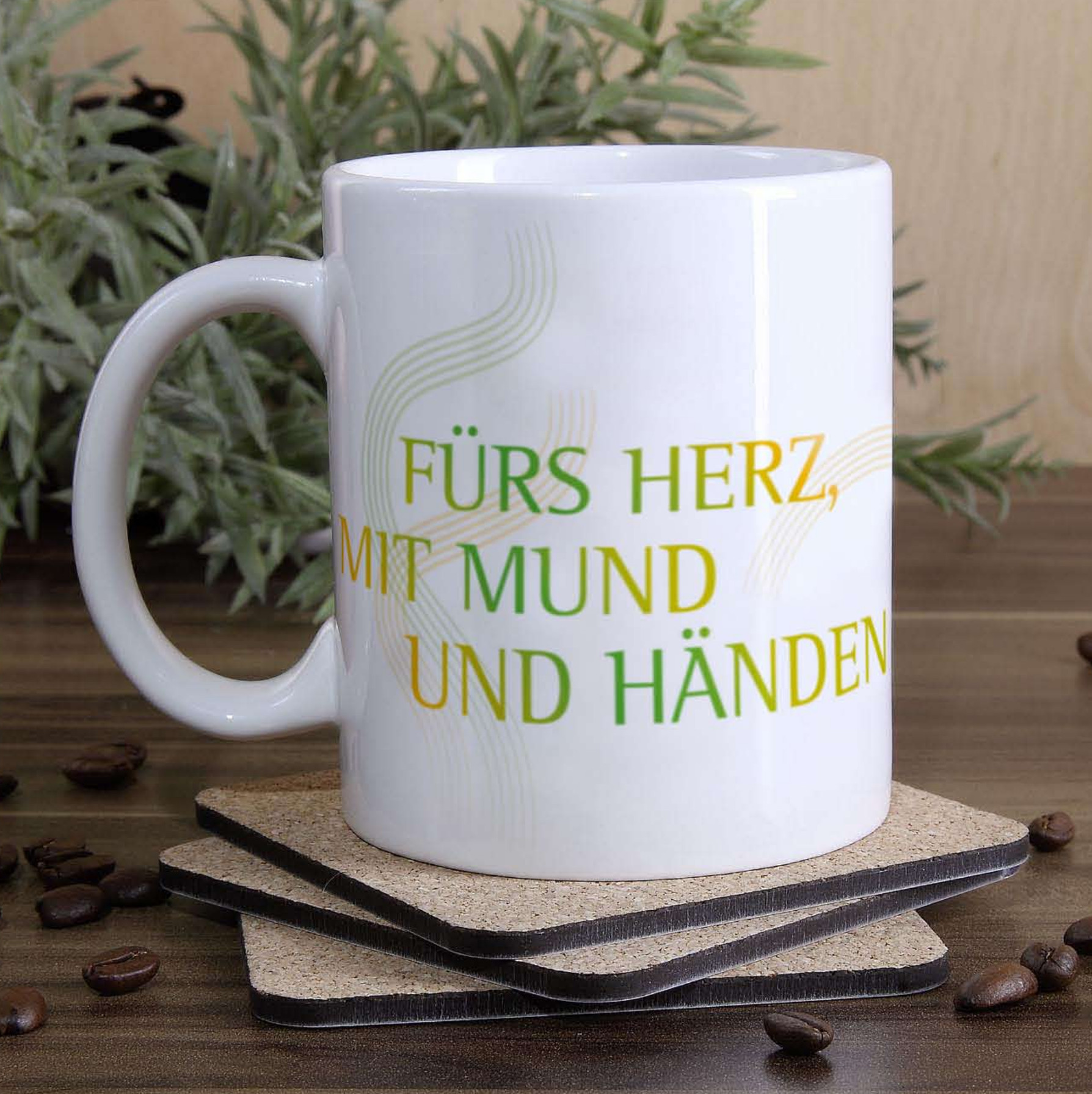 SPM-Tasse (mit SPM-Rosette und Spruch)