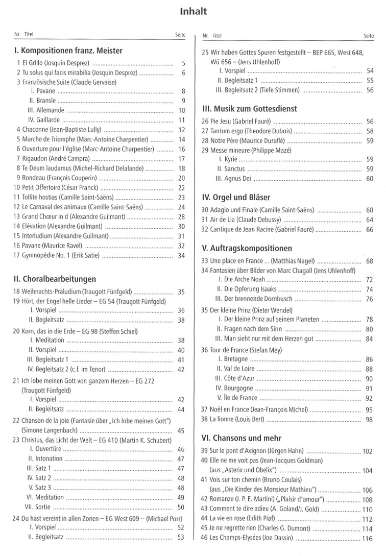 Rheinisches Bläserheft 2021 - Musik aus Frankreich