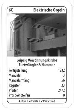 Sächsische Orgeln - Ein Quartettspiel