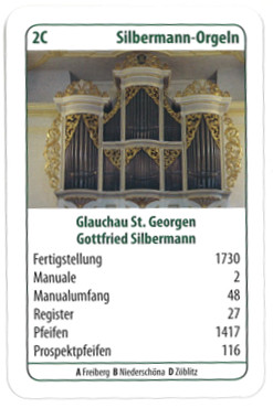 Sächsische Orgeln - Ein Quartettspiel