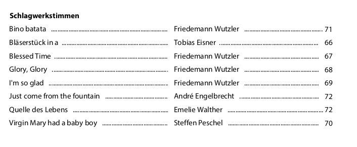 Gott danken ist Freude - Band 4 / Partituren- / Schlagwerkausgabe