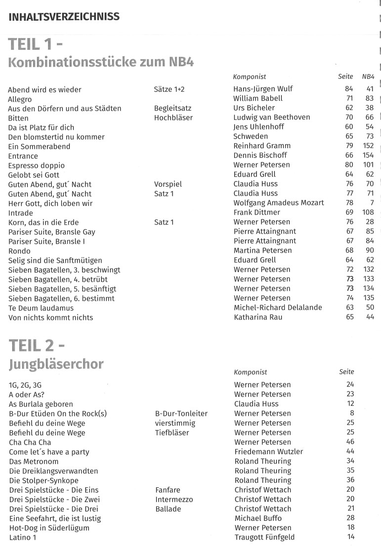 Norddeutsches Bläserheft 4 - Jungbläser