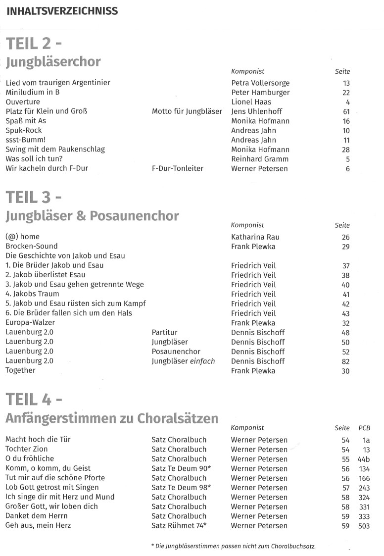 Norddeutsches Bläserheft 4 - Jungbläser