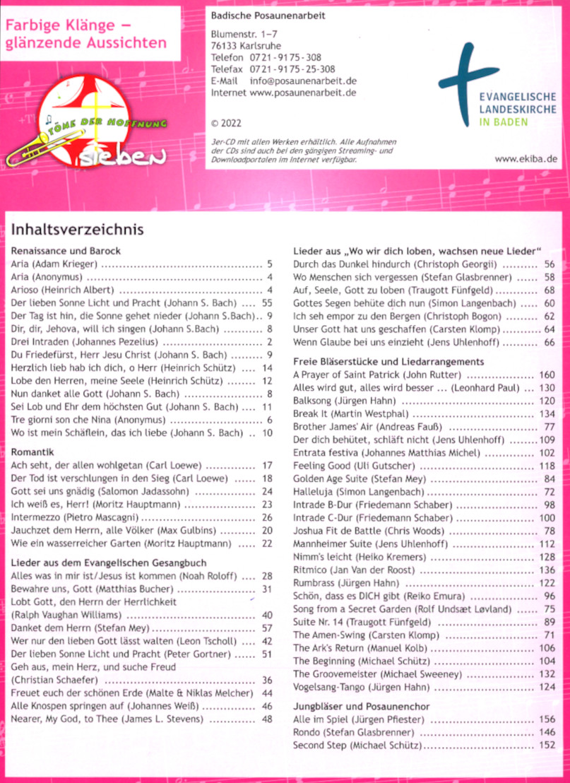 Töne der Hoffnung 7 - "Farbige Klänge - glänzende Aussichten"