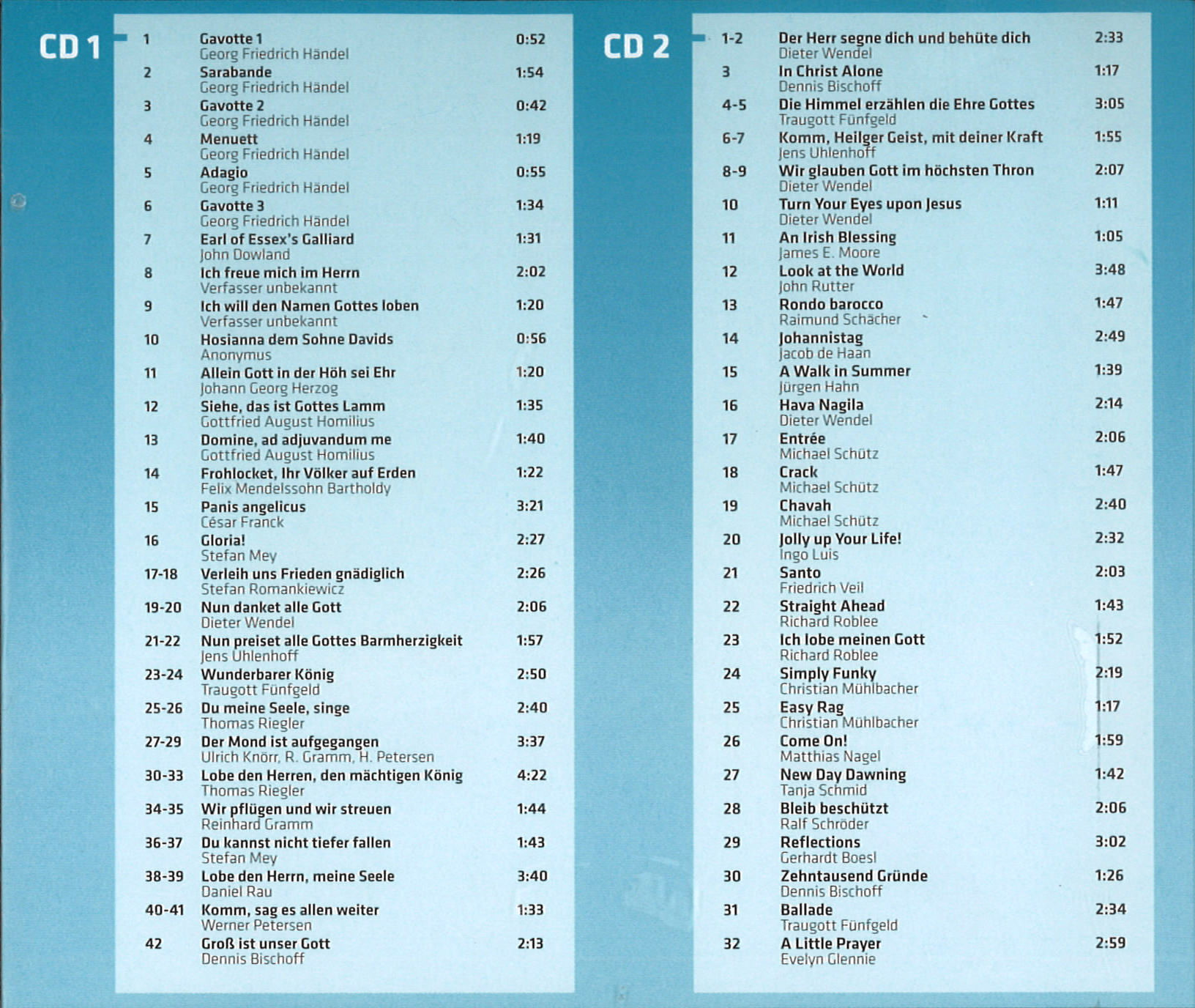 Bläserheft 2022 - Doppel CD