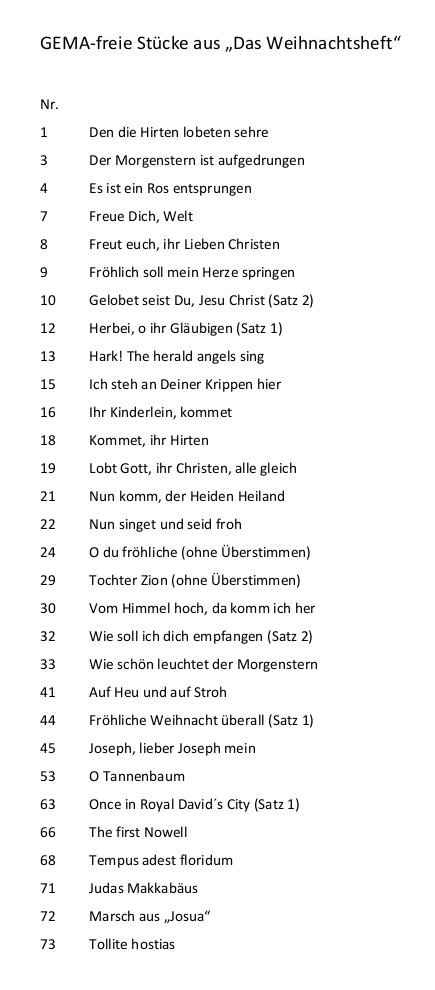 Das Weihnachtsheft - Bayern