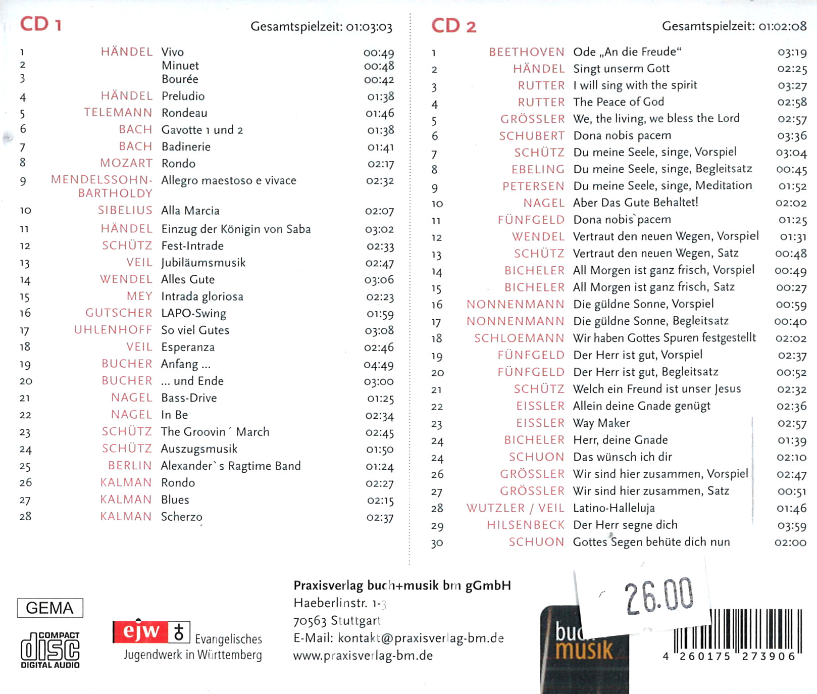 CD Bläsermusik 2025