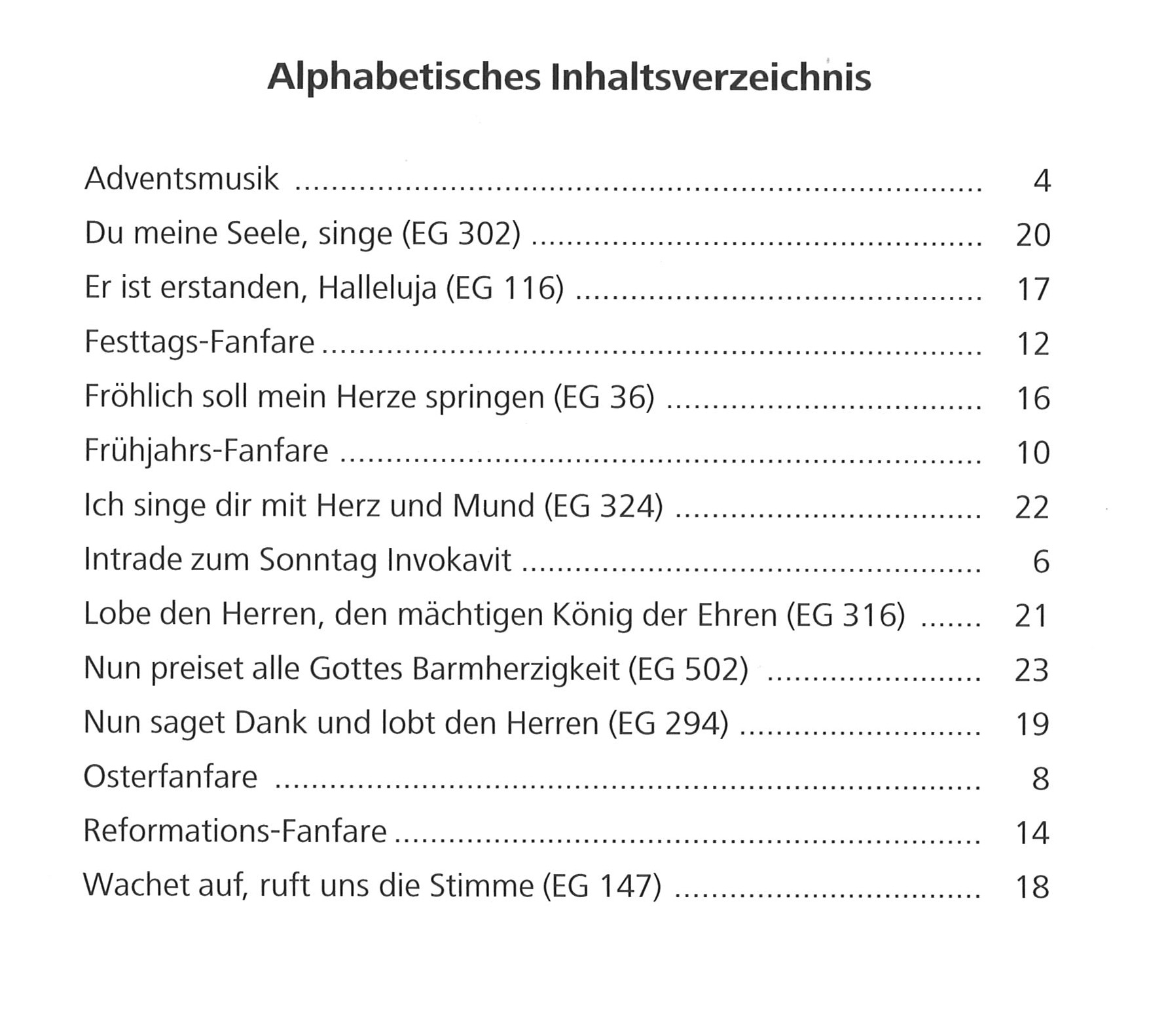 Bot 315_i2Inhaltsverzeichnis