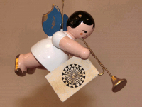 SPM-Bläserengel - blau schwebend