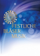 Plakat "Festliche Bläsermusik Advent-Epiphianias" A3 blau