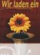 Plakat "Wir laden ein" A3 braun