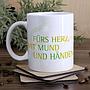 SPM-Tasse (mit SPM-Rosette und Spruch)